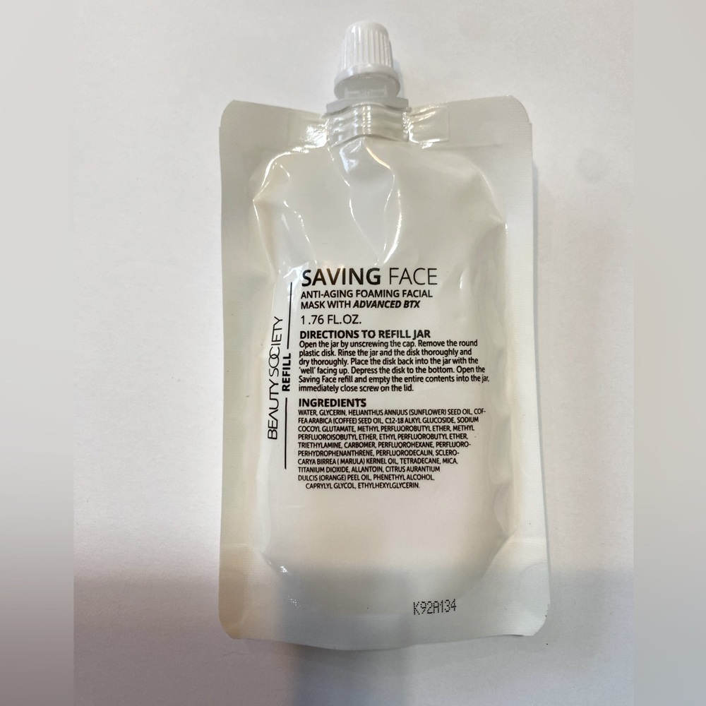 Beauty Society Saving Face Mask refill. Brand new.